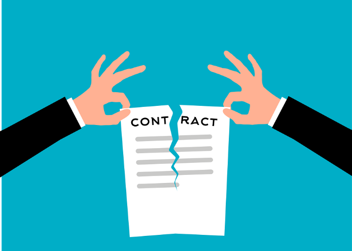 Free vector graphics of Contract